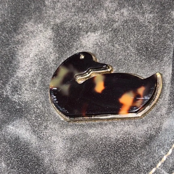 Charcoal Grey Suede with Brown Leather Handle Shoulder Bag - Picture 4 of 7